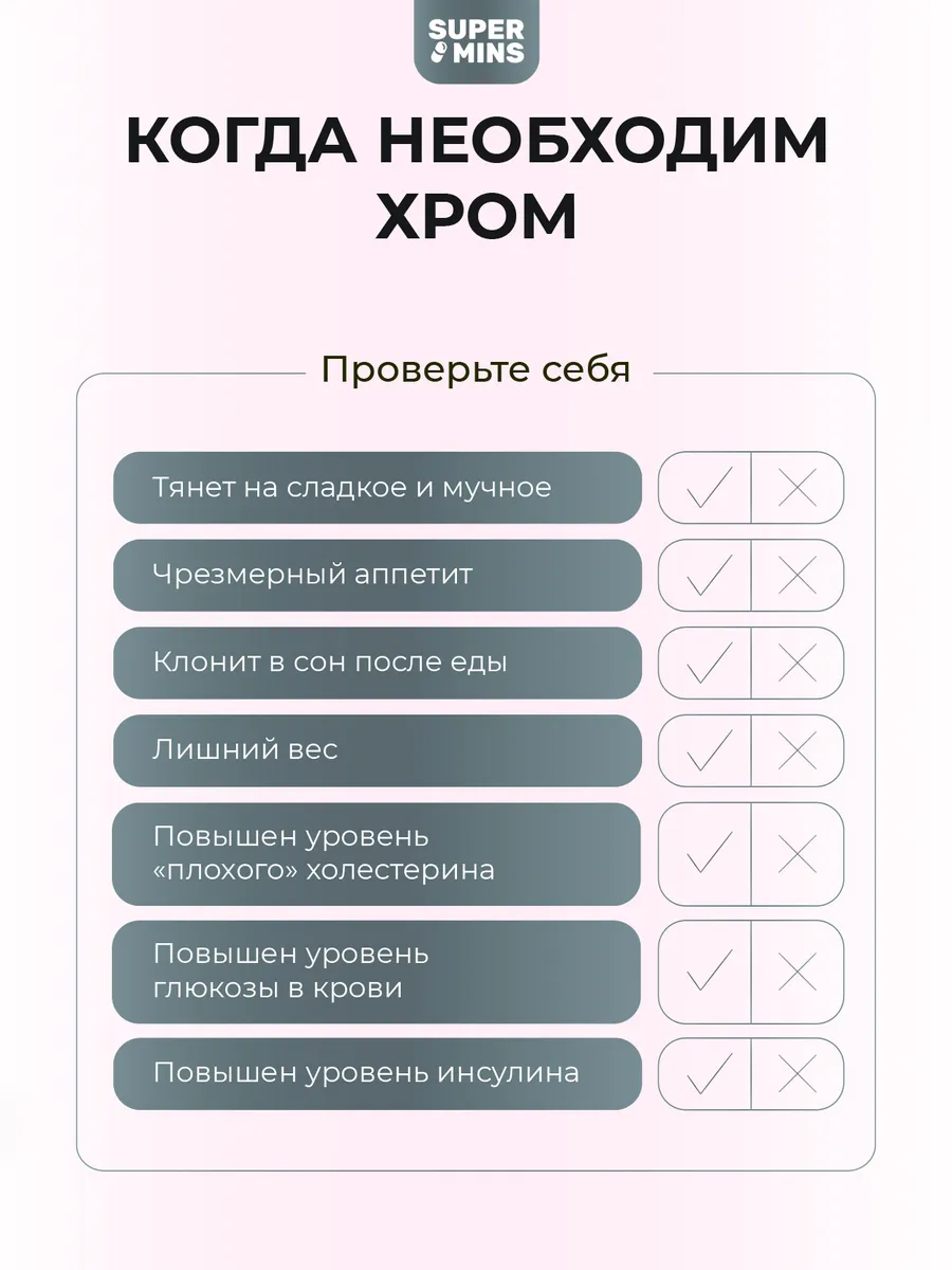 Пиколинат хрома для похудения и снижения аппетита 120 шт