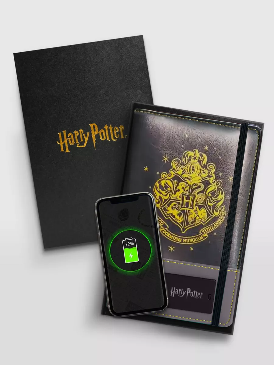 Блокнот А6 с беспроводной зарядкой Power Bank