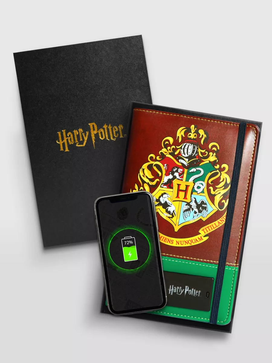 Блокнот А6 с беспроводной зарядкой Power Bank