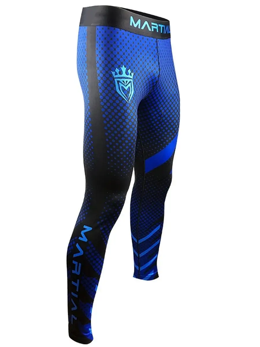 Тайтсы ММА Fitness Blue