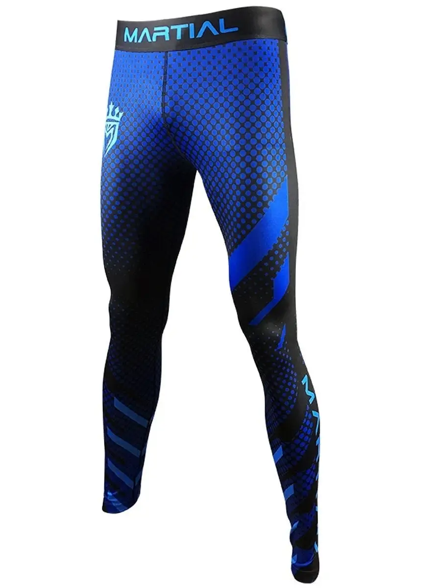 Тайтсы ММА Fitness Blue