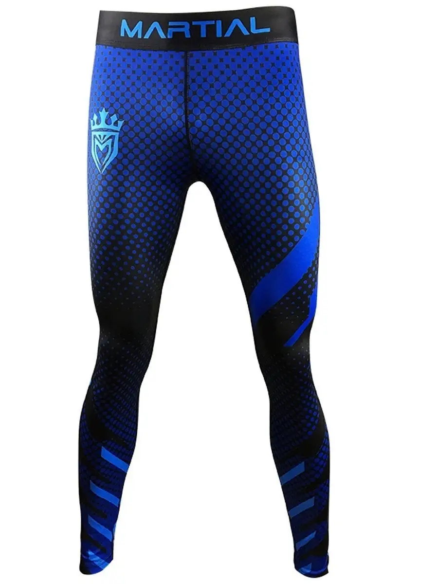 Тайтсы ММА Fitness Blue