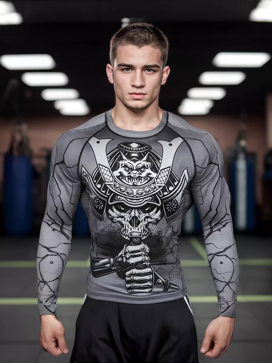 Рашгард спортивный Samurai Skull ММА