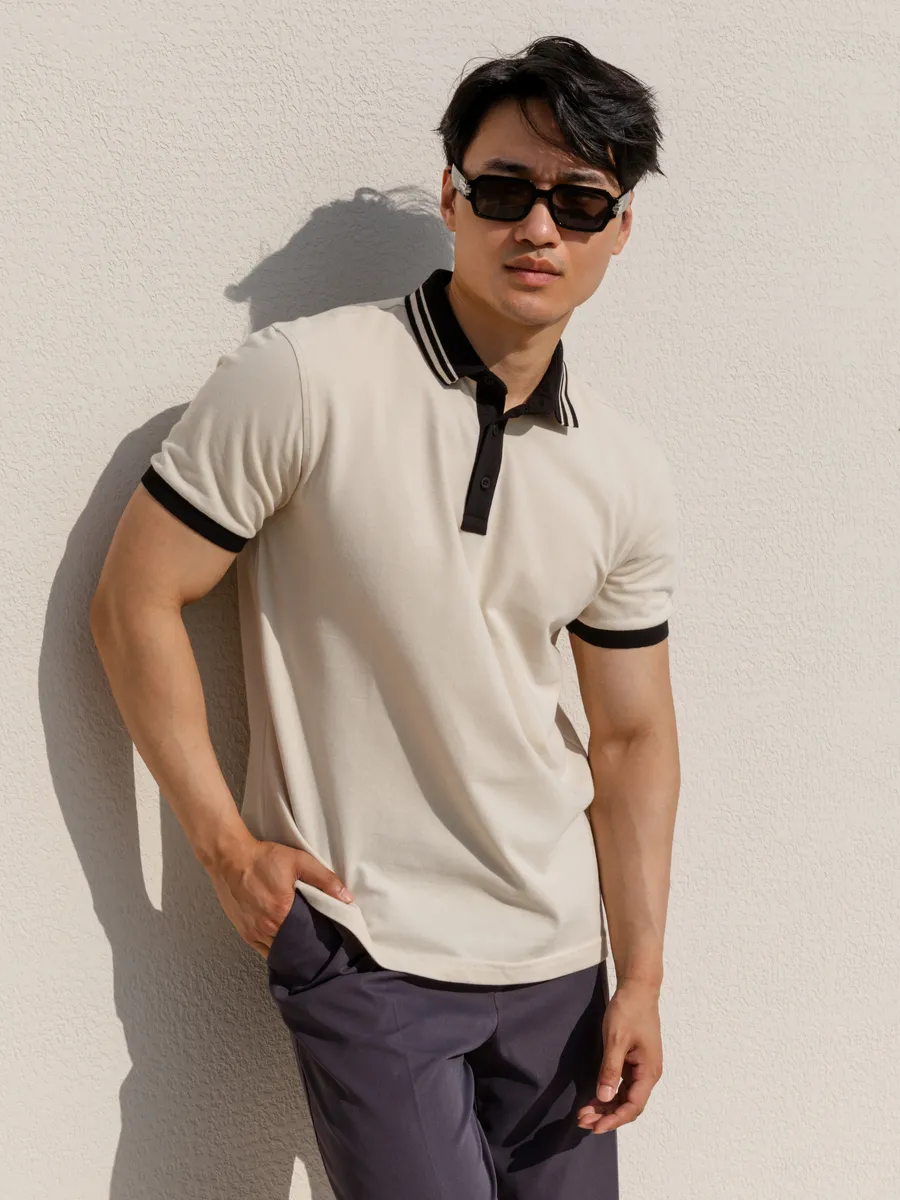Футболка поло с коротким рукавом