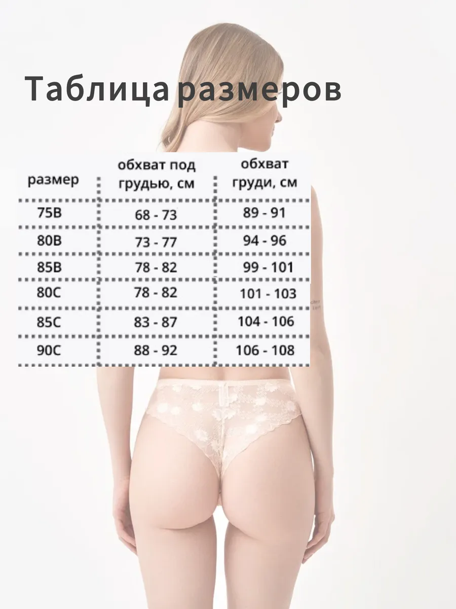 Бюстгальтер кружевной пушап