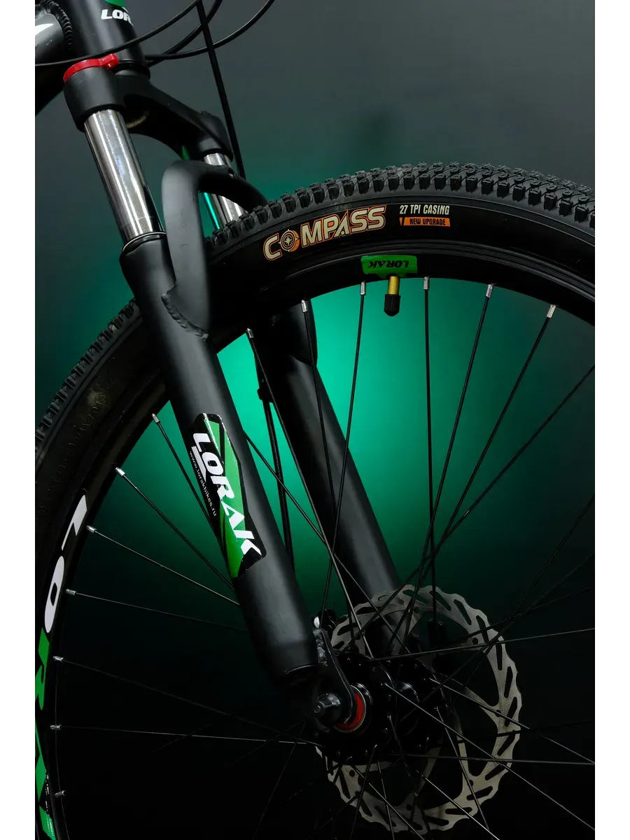 Велосипед Max 70 MTB 27,5" 21", черный, на рост 175-190 см