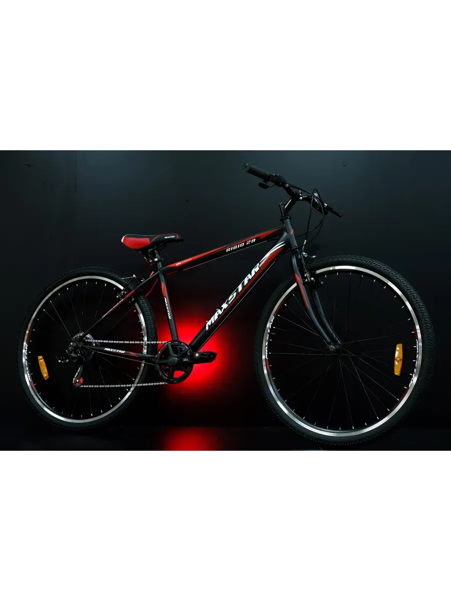 Велосипед Rigid 29 черно-красный, под рост 160-180 см.