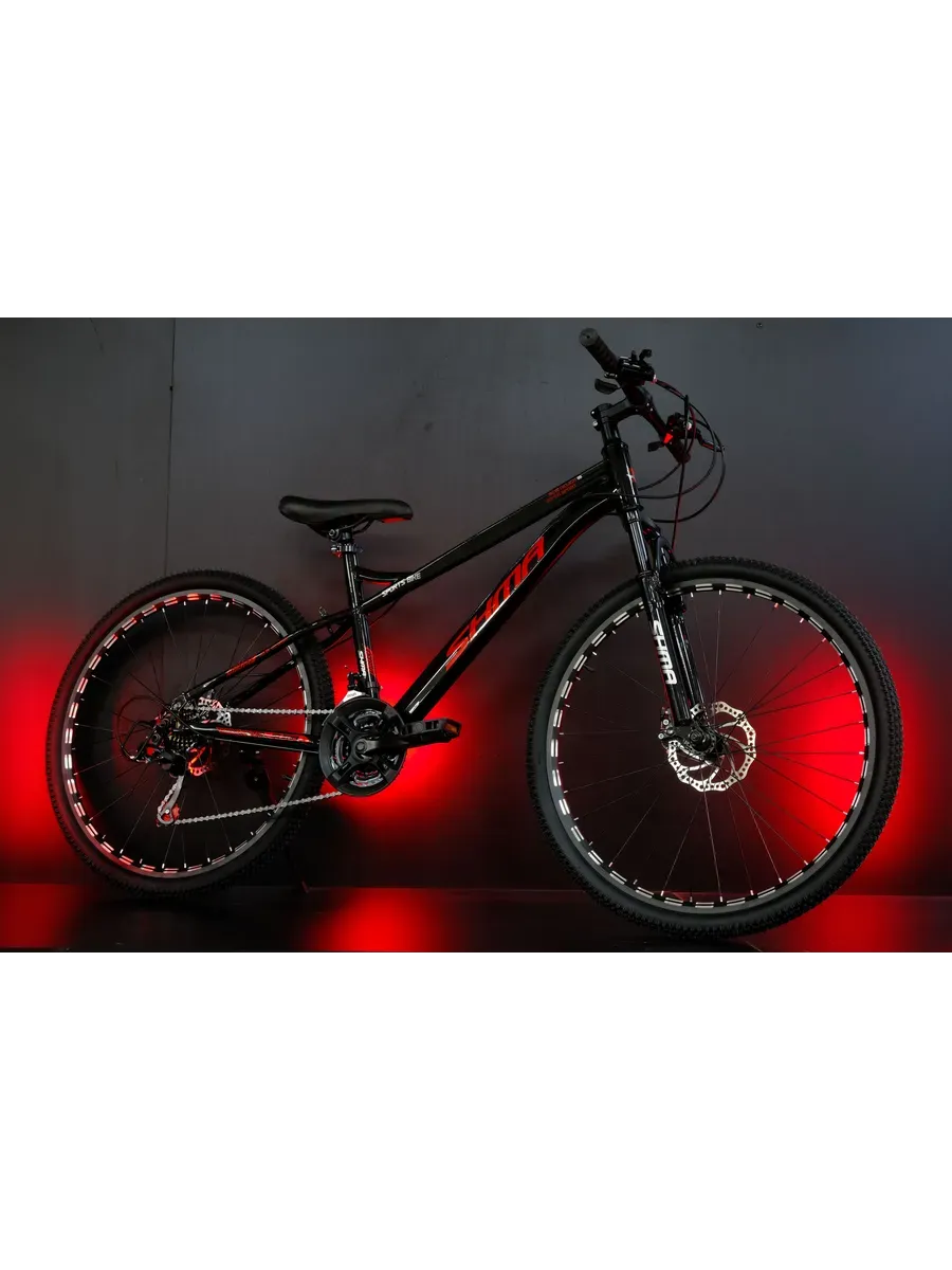 Велосипед MTB 26 черно-красный под рост 155-170