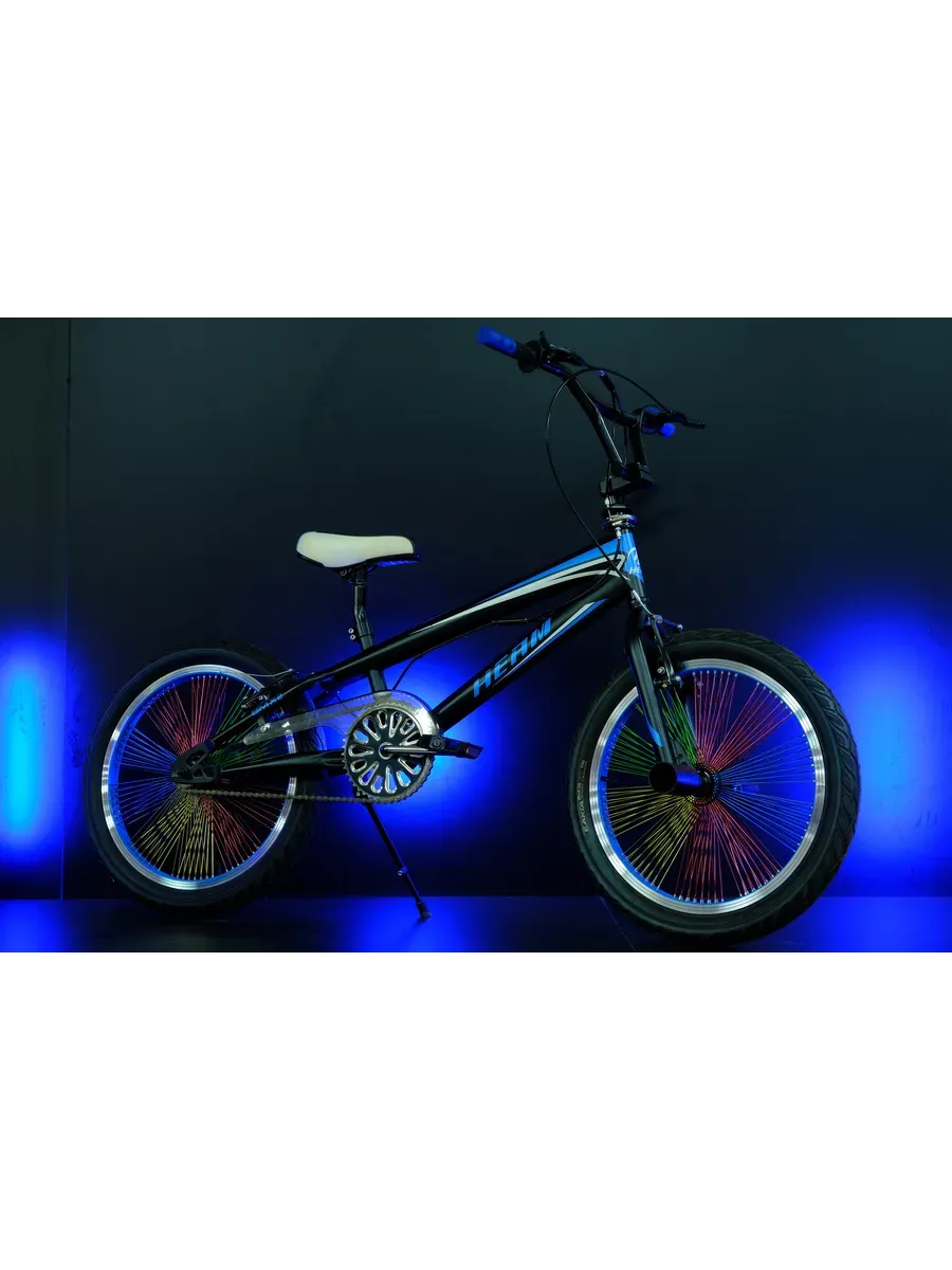 Велосипед Hеam BMX 02 черно-синий, на рост 135- 175см