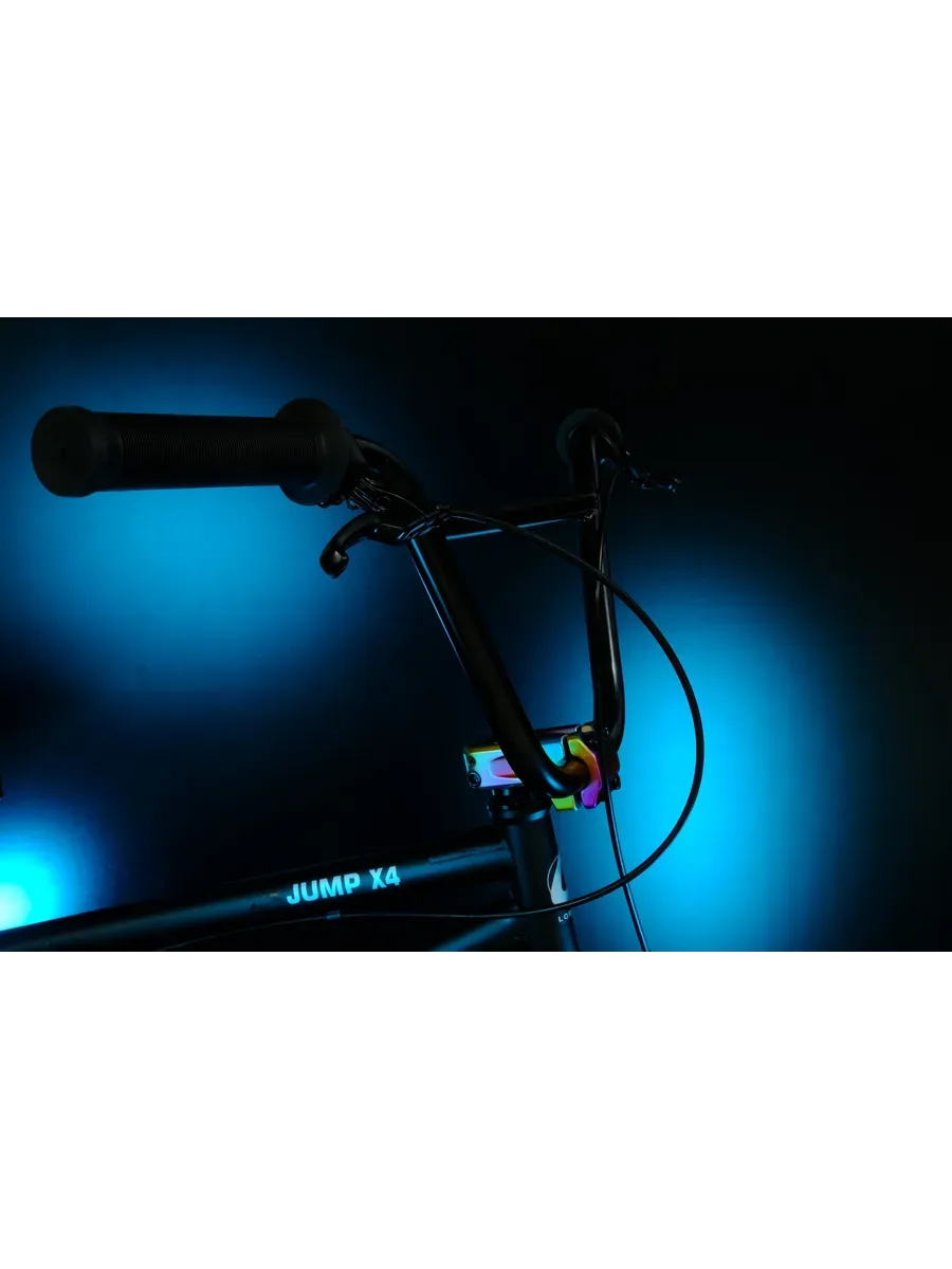 Велосипед BMX Jump X4 матовый черный, на рост 120-165 см.