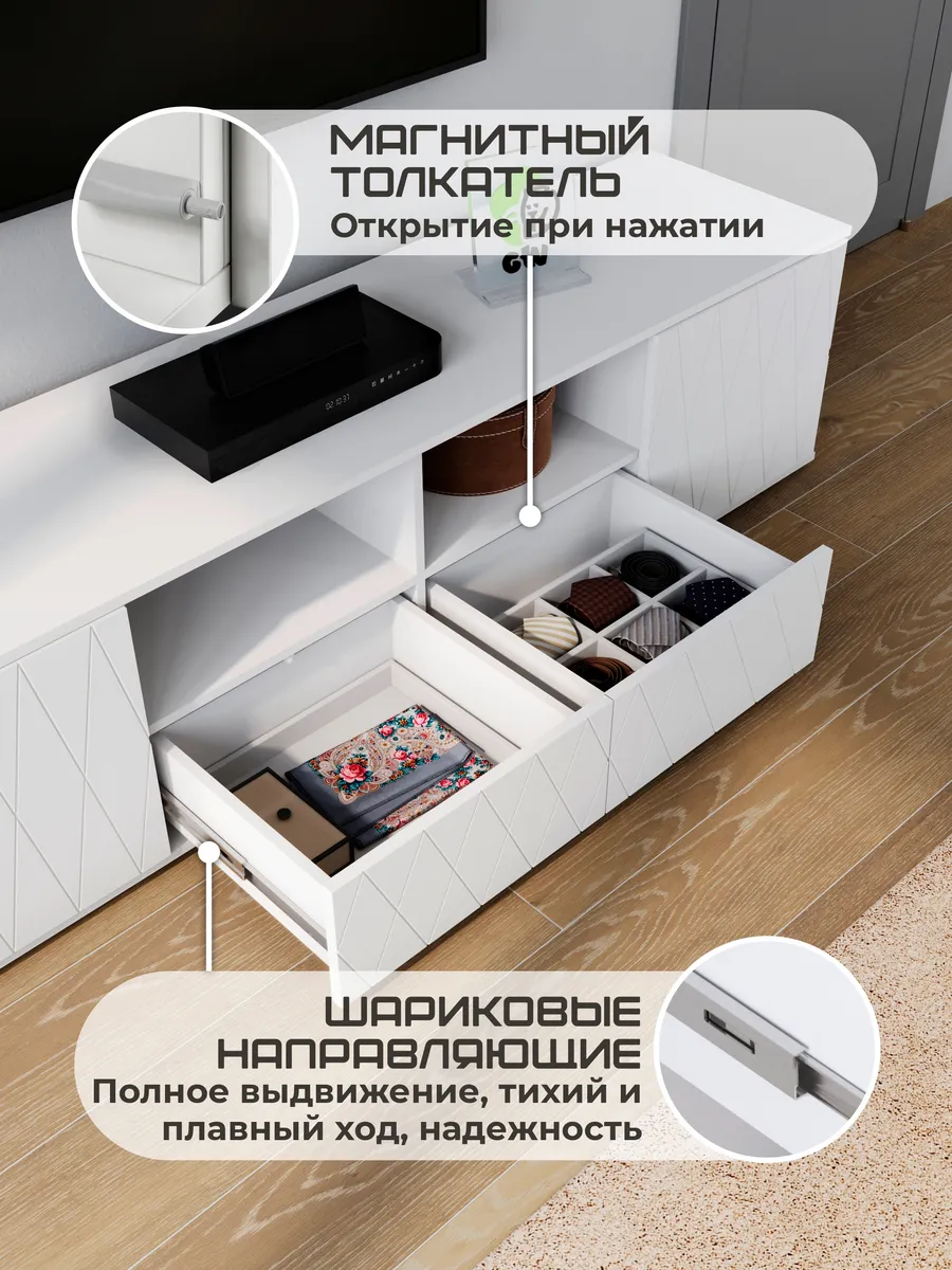 Гостиная стенка МДФ с фрезеровкой комплект для зала
