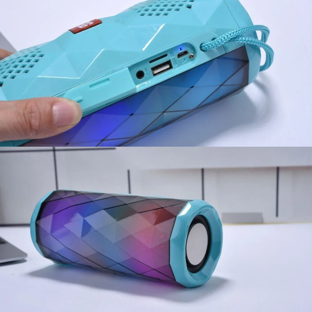 TG167 Bluetooth колонка портативная с подцветкой