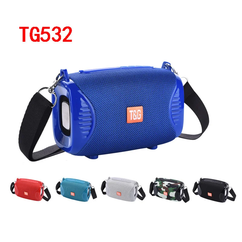 TG532 Bluetooth колонка портативная ремешок FM радио 