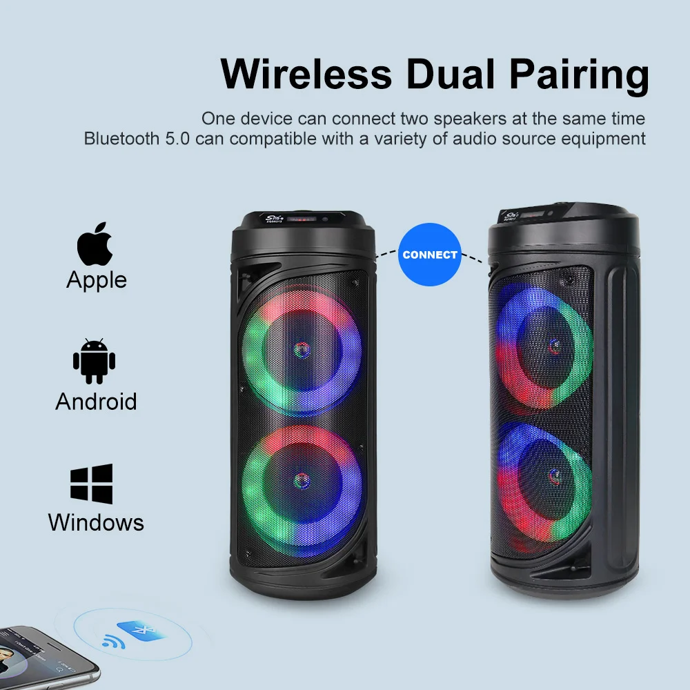 Портативная беспроводная Bluetooth-колонка ZQS6212
