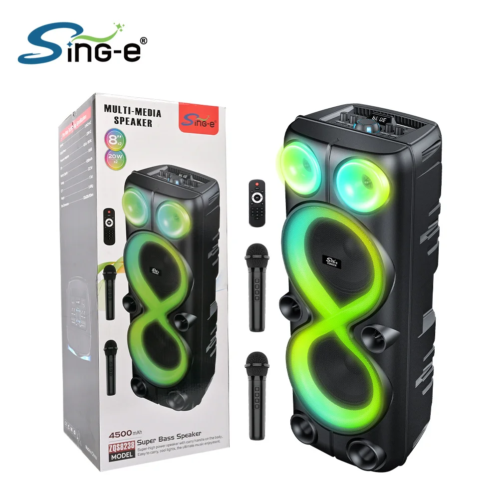 Sing-e ZQS8238 высокой мощности беспроводной Bluetooth большой динамик