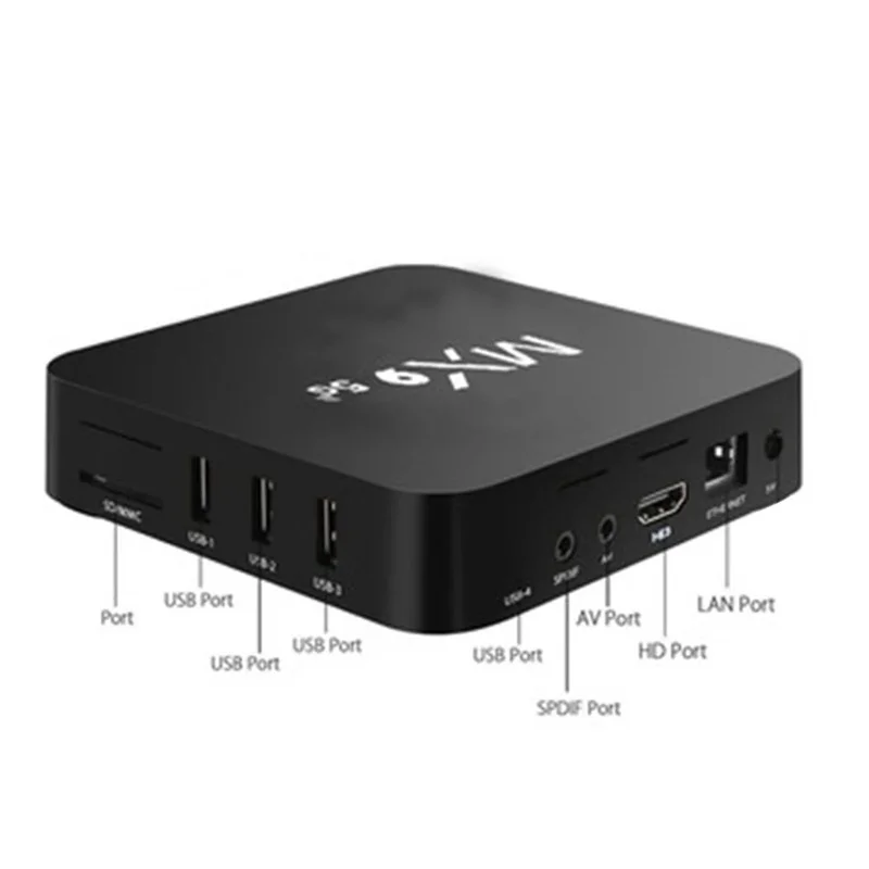 ТВ-приставка Mx9 4K, высококачественный сетевой медиаплеер, Amlogic S905L, сетевой ТВ-бокс