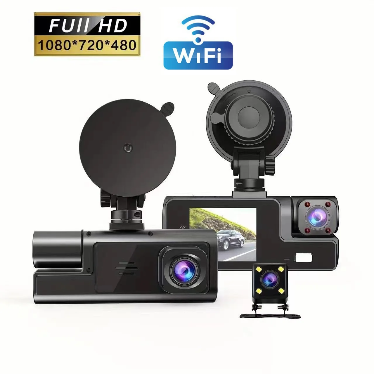 Видеорегистратор 3в1 FULL HD 1080P  WIFI