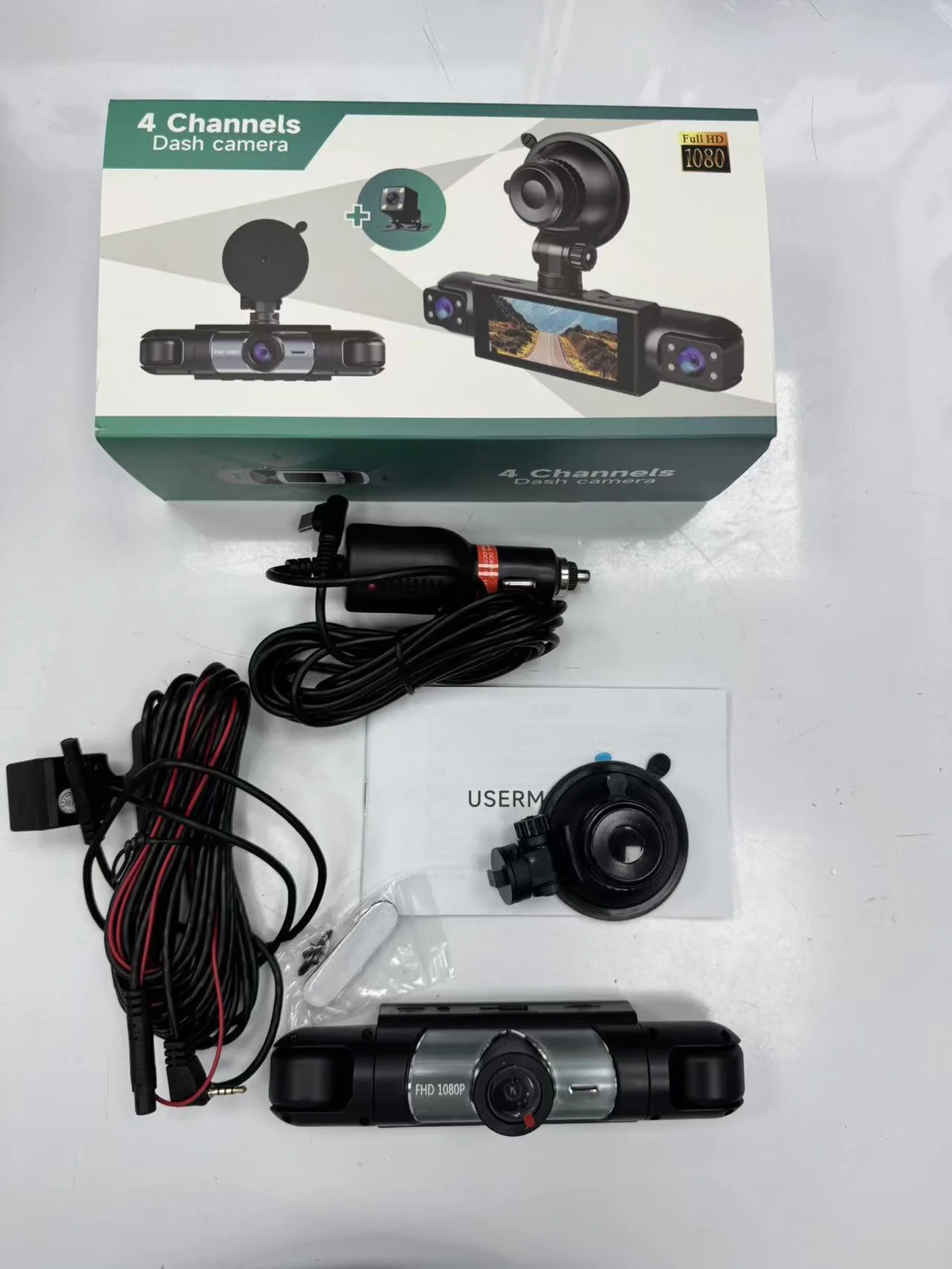 Четырехобъективный видеорегистратор HD 1080P  360 Градусов 