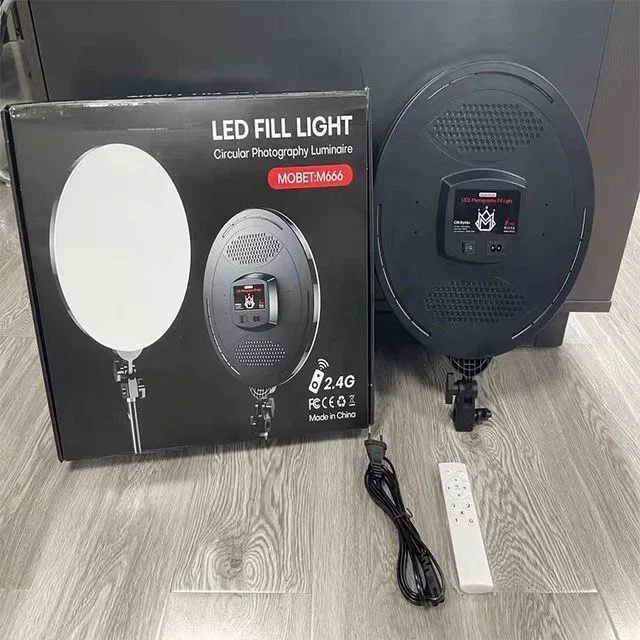 Кольцевая лампа LED FILL LIGHT MOBET-M666 со штативом 