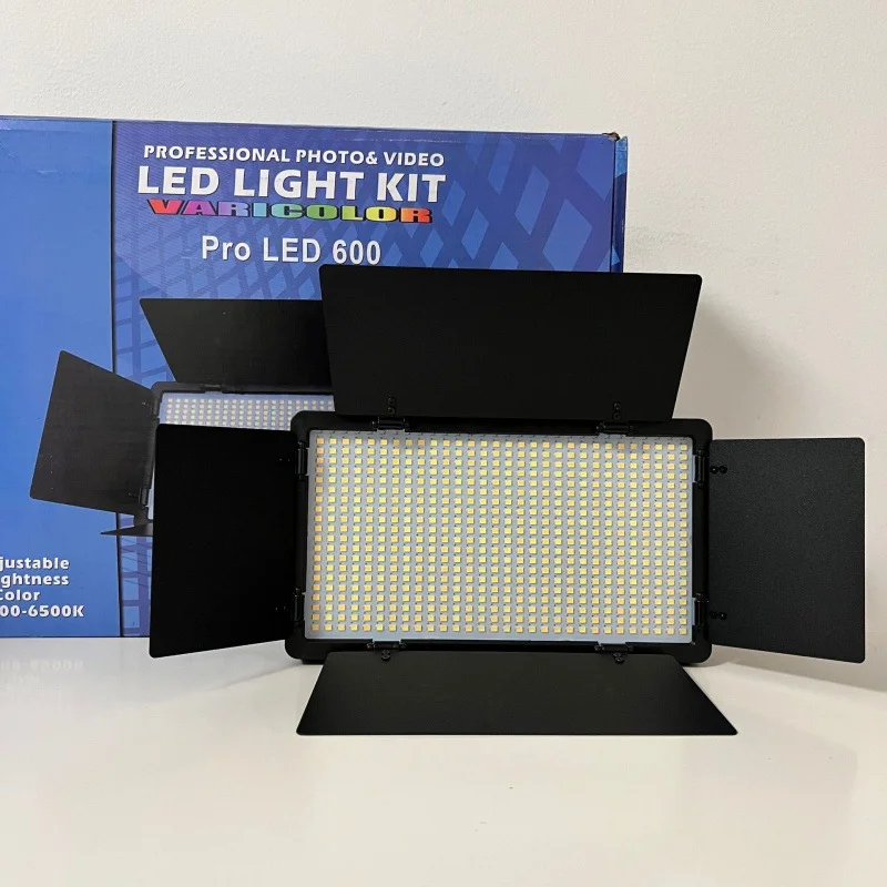 LED600 Свет для камеры Живой свет Красота Свадебная съемка Открытый плоский свет