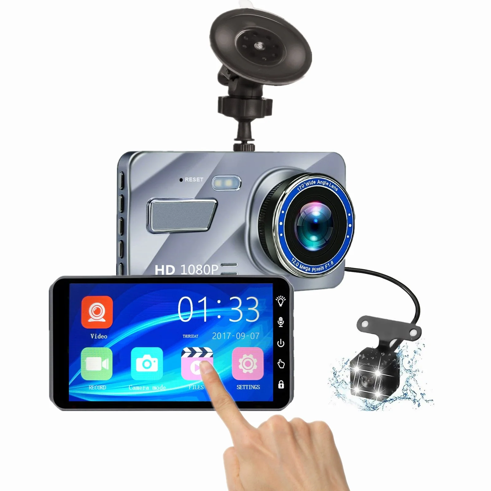 Видеорегистратор DuaL Lens SUPER HD 1296P 