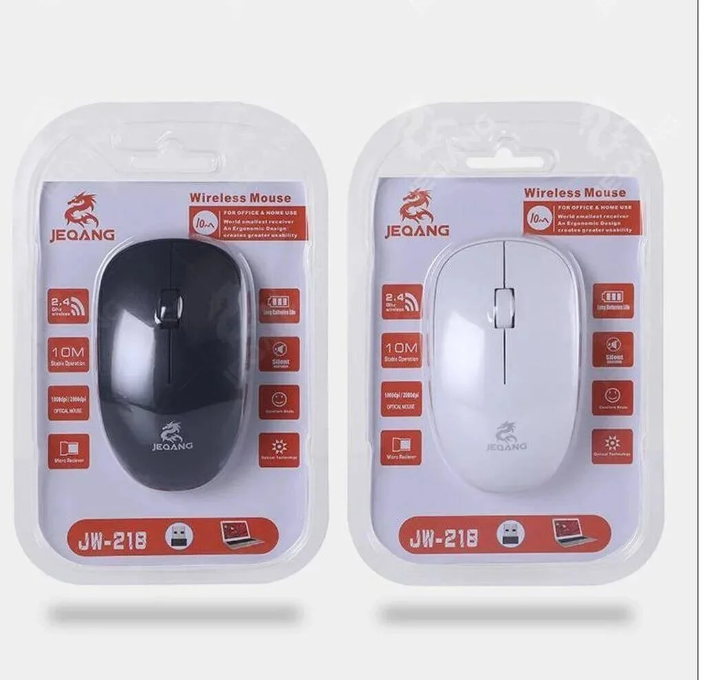 Игровая мышь беспроводная JW-218 универсальная