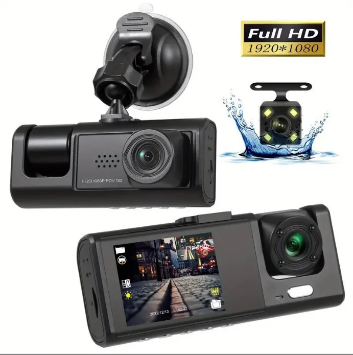 Видеорегистратор 3в1 SUPER HD 1296P BLACK BOX WIFI