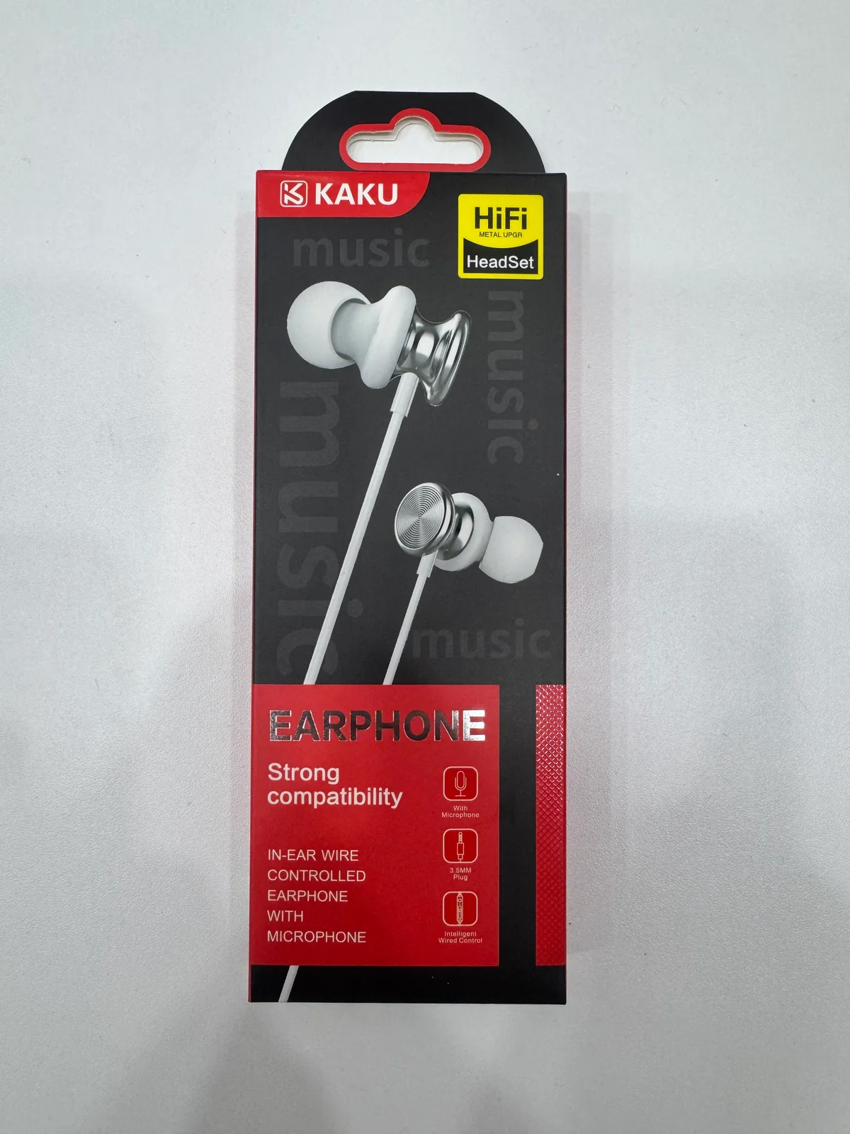 Наушники проводные KSC-402 EARPHONE 1.2m