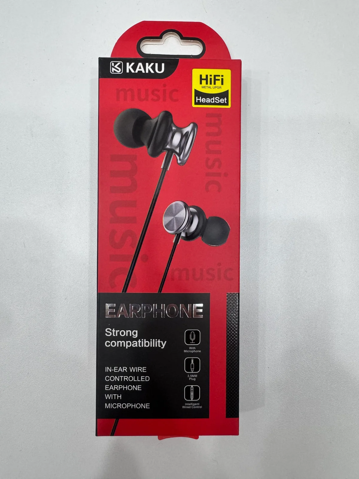 Наушники проводные KSC-402 EARPHONE 1.2m