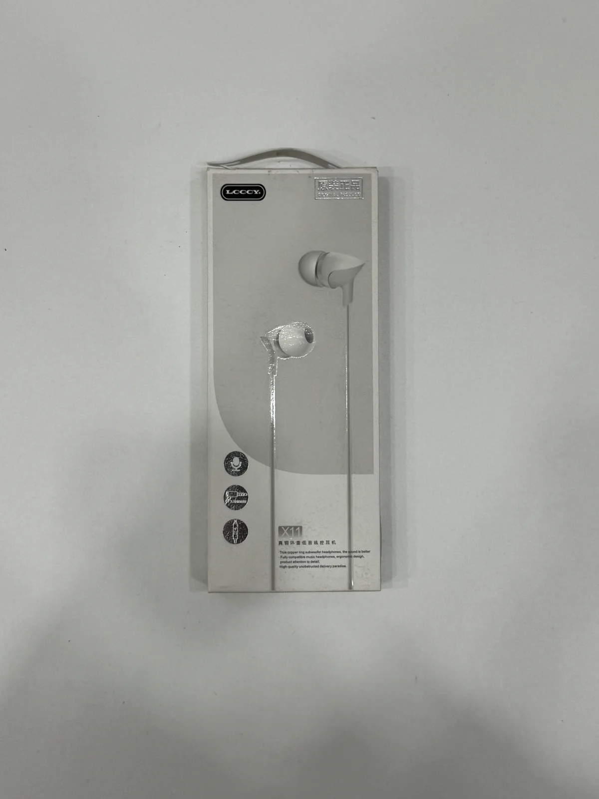 Наушники проводные EARPHONE X11 1.2m 3.5мм с Микрфоном