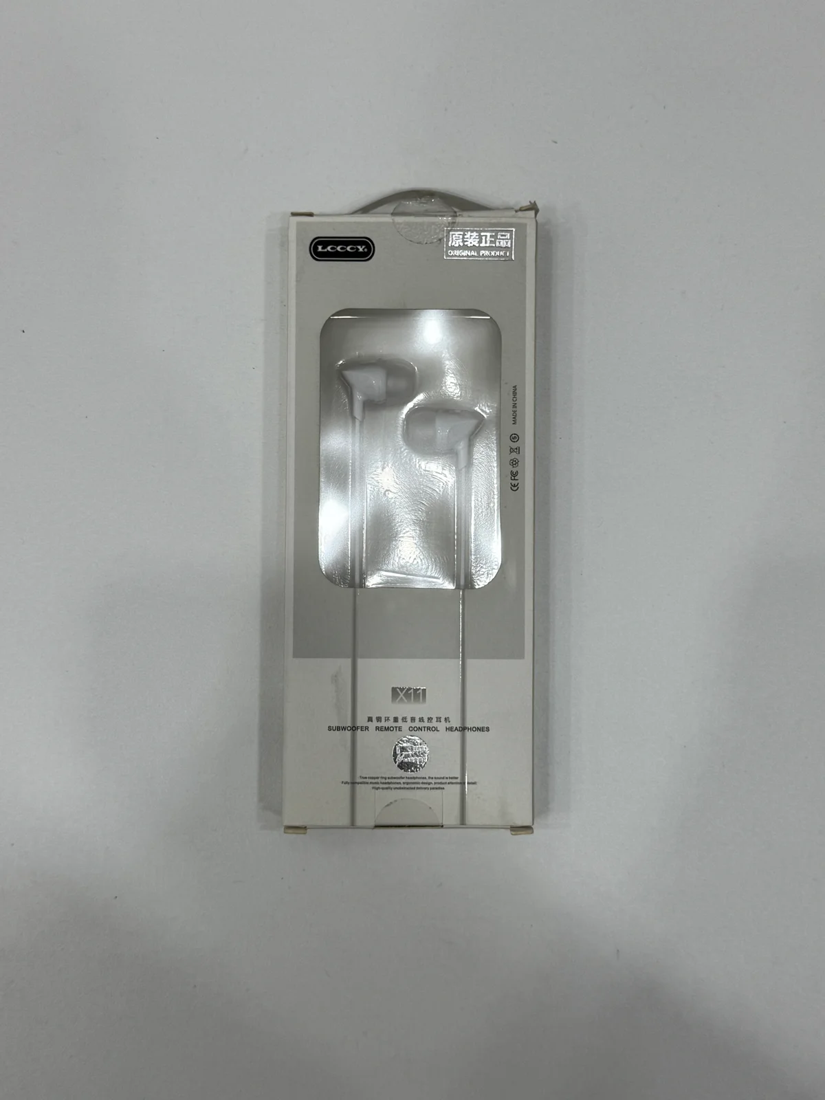 Наушники проводные EARPHONE X11 1.2m 3.5мм с Микрфоном 