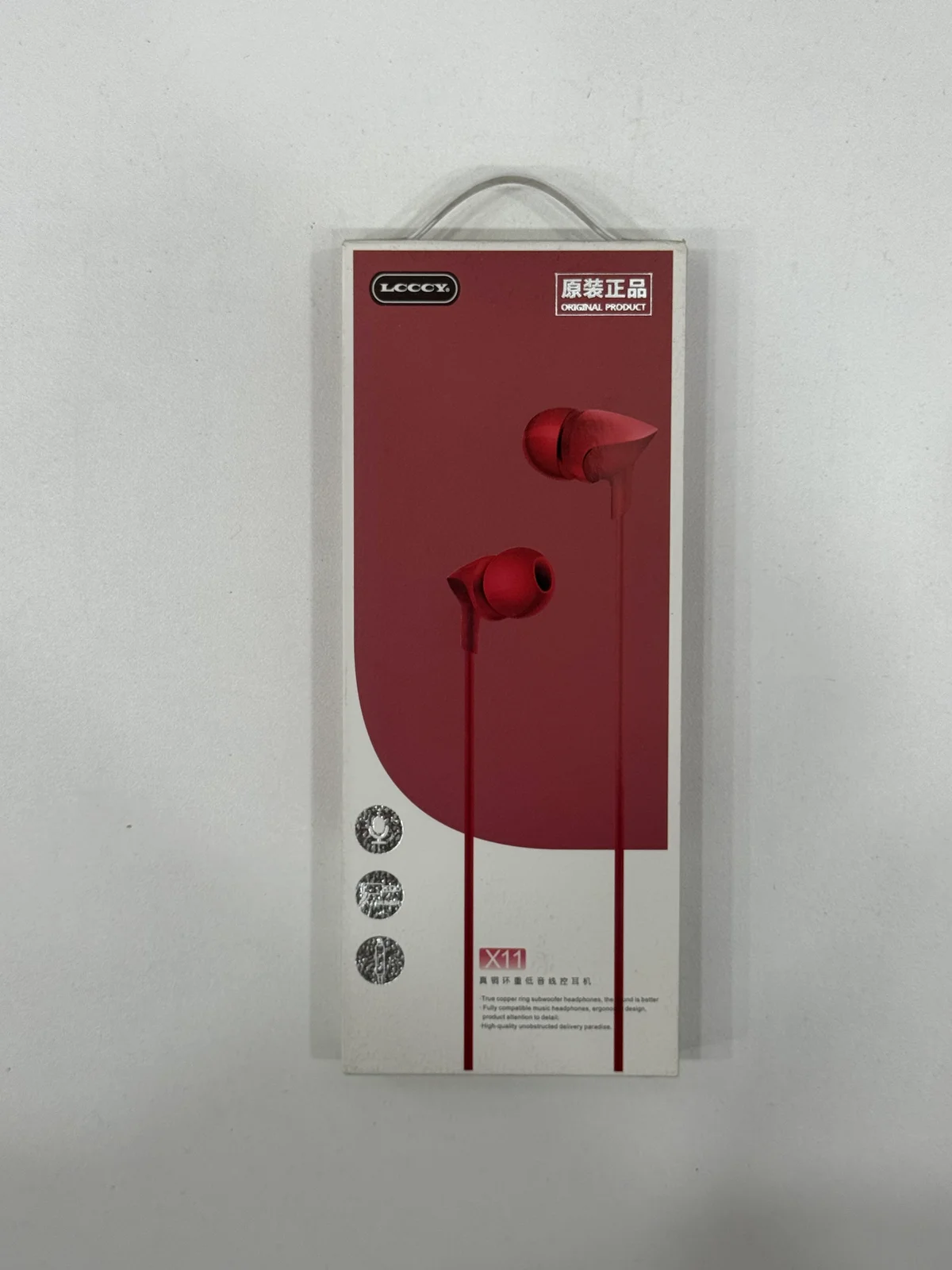 Наушники проводные EARPHONE X11 1.2M 3.5мм с Микрфоном