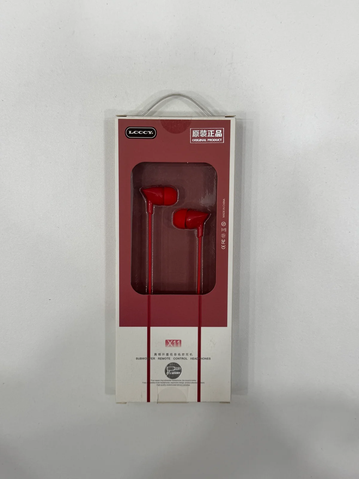 Наушники проводные EARPHONE X11 1.2M 3.5мм с Микрфоном 