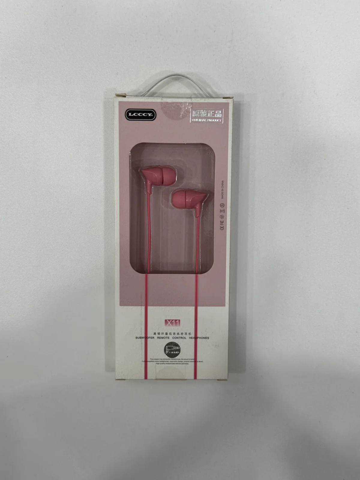 Наушники проводные EARPHONE X11 1.2M 3.5мм с Микрфоном 