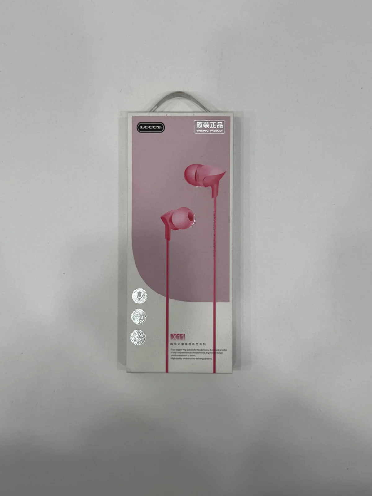 Наушники проводные EARPHONE X11 1.2M 3.5мм с Микрфоном