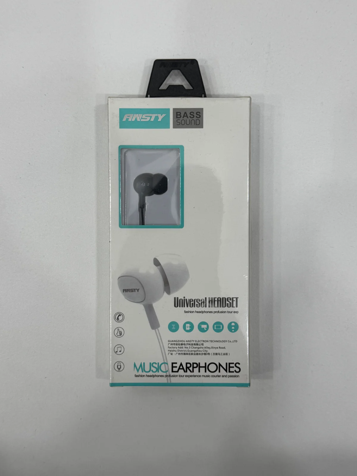 Наушники проводные EARPHONE E001 1.2M 3.5мм с Микрфоном 