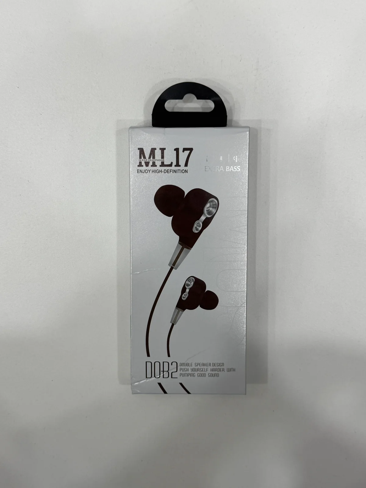 Наушники проводные EARPHONE ML17 1.2M 3.5мм с Микрфоном