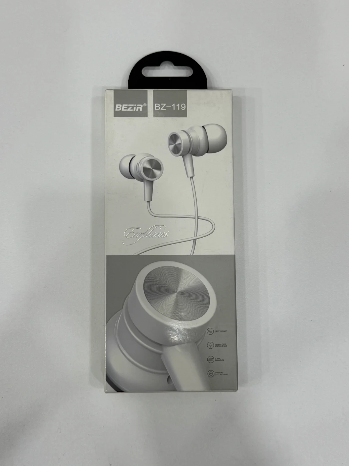 Наушники проводные EARPHONE BZ-119 3.5мм с Микрфоном