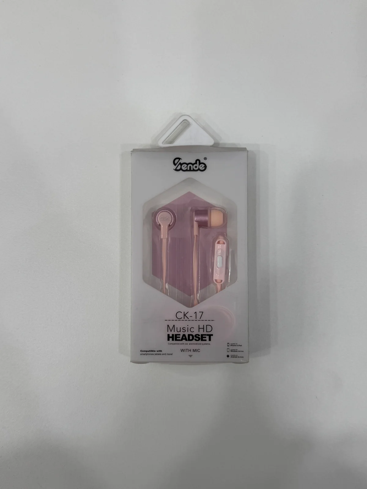Наушники проводные СК-17 HEADSET 1.2м 3.5мм с микрофоном 
