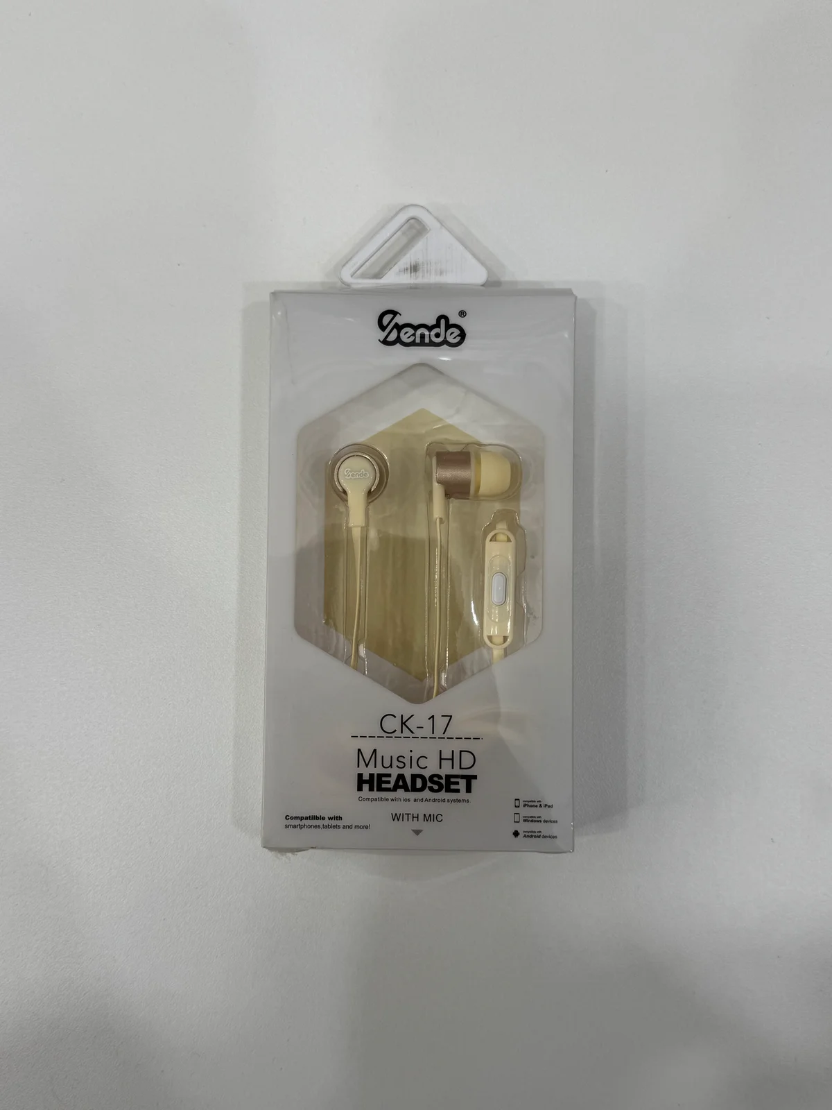 Наушники проводные СК-17 HEADSET 1.2м 3.5мм с микрофоном 