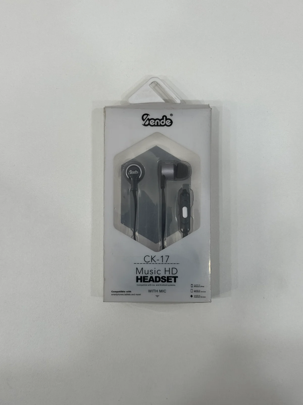 Наушники проводные СК-17 HEADSET 1.2м 3.5мм с микрофоном 