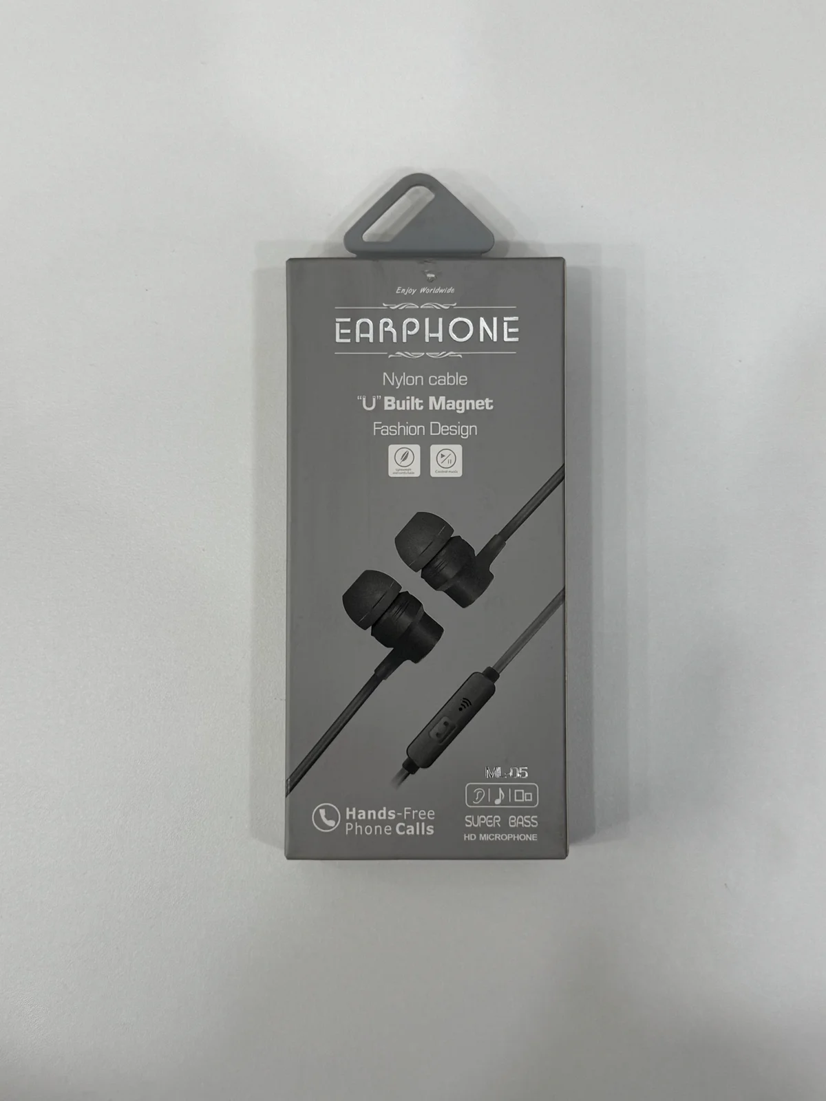 Наушники проводные ML05 EARPHONE 1.2м 3.5мм с микрофоном 