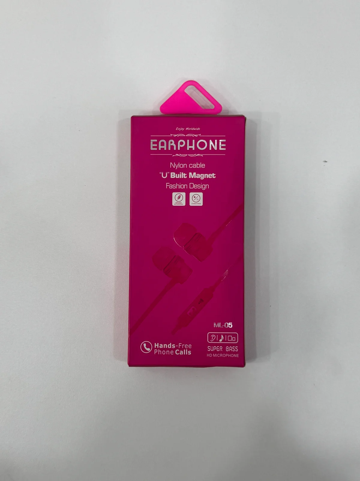 Наушники проводные ML05 EARPHONE 1.2м 3.5мм с микрофоном 