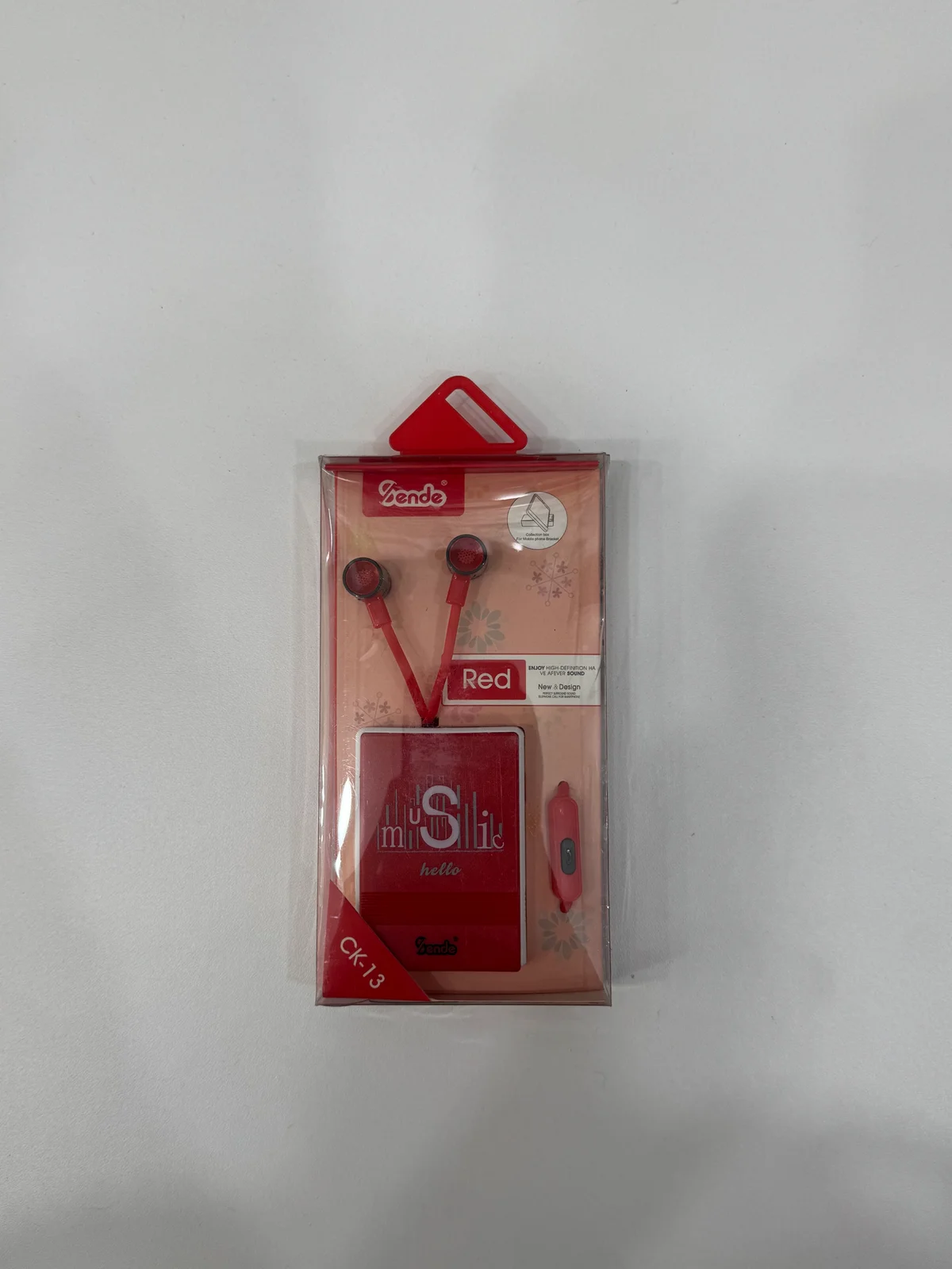 Наушники проводные CK-13 EARPHONE 1.2м 3.5мм с микрофоном 