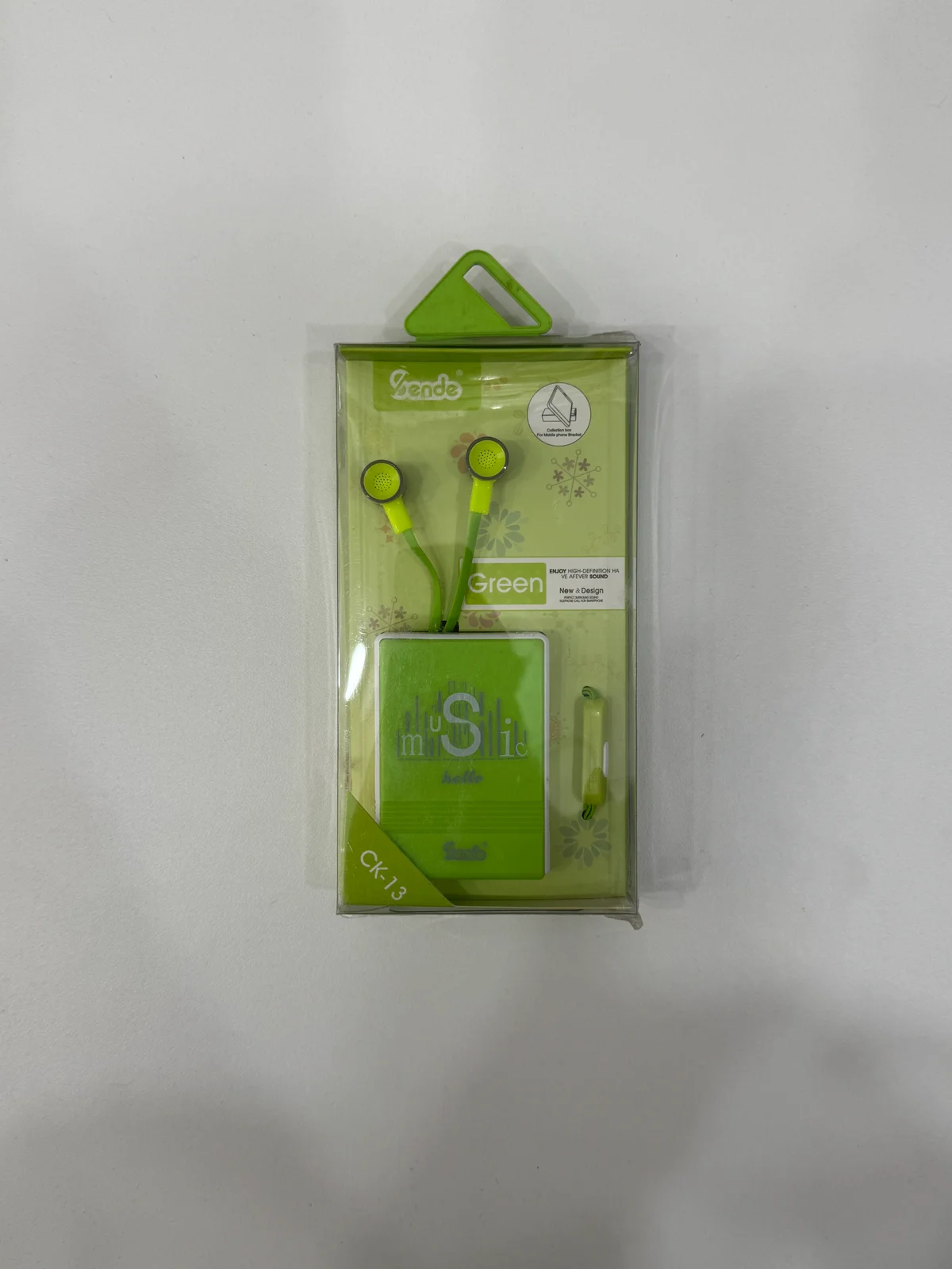 Наушники проводные CK-13 EARPHONE 1.2м 3.5мм с микрофоном 