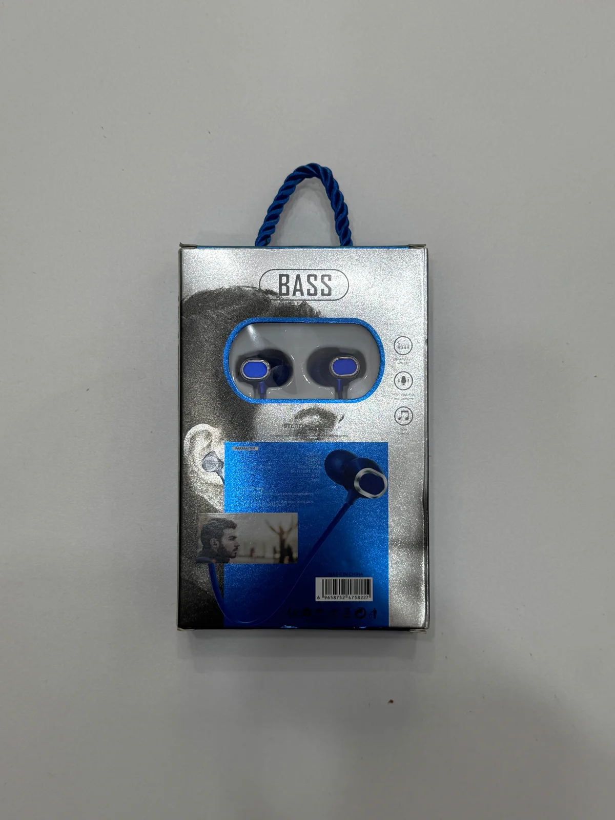 Наушники проводные EARPHONE 1.2м 3.5мм с микрофоном