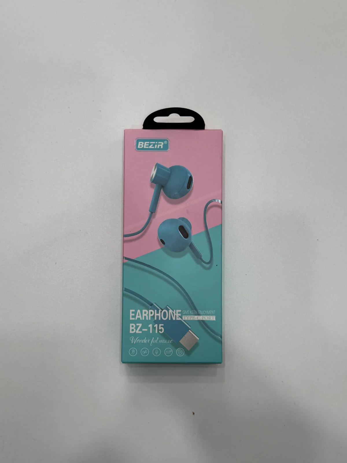Наушники проводные BZ-115 EARPHONE 1.2м Type-C с микрофоном 