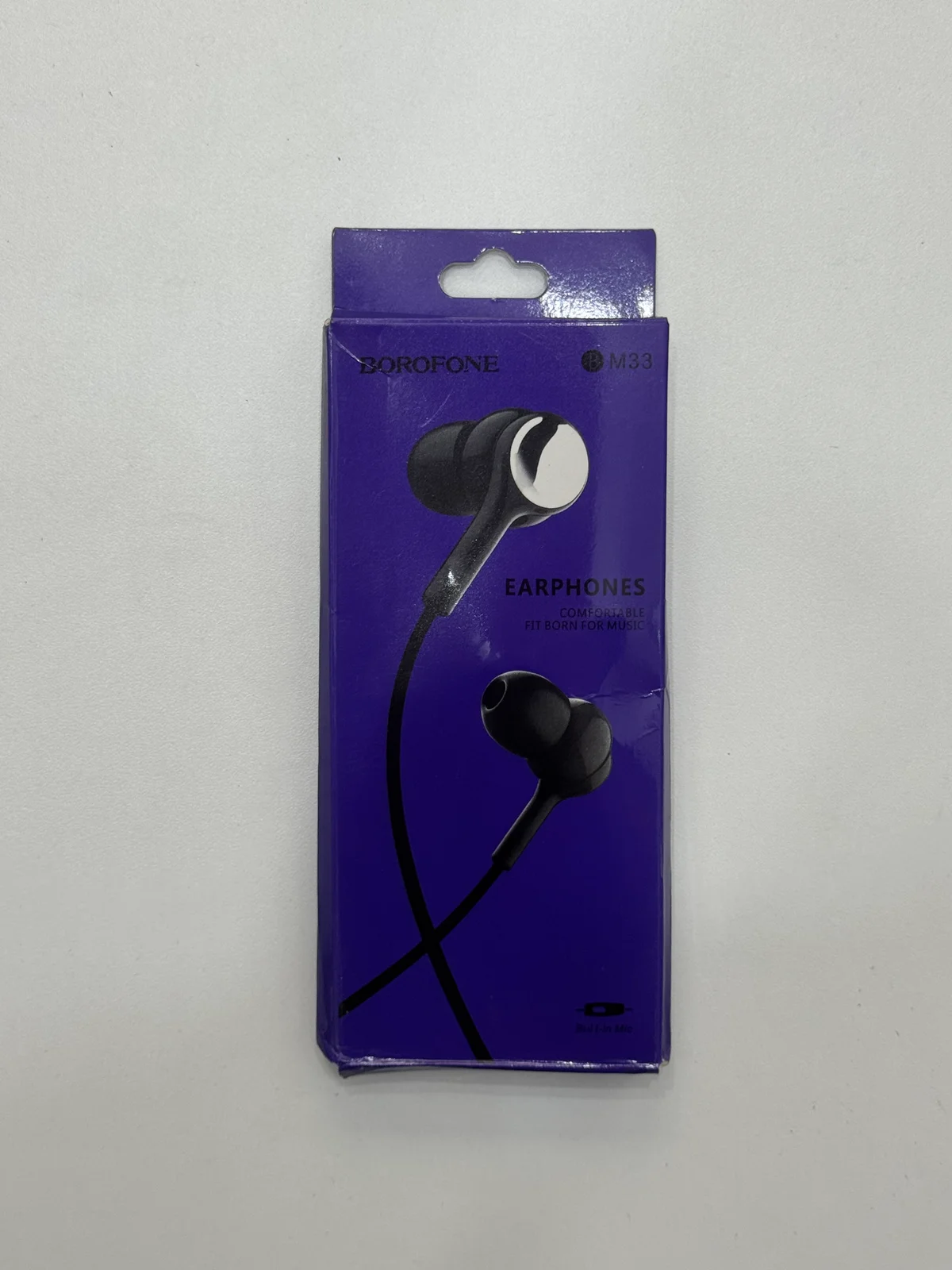 Наушники проводные M33 EARPHONE 1.2м 3.5мм с микрофоном