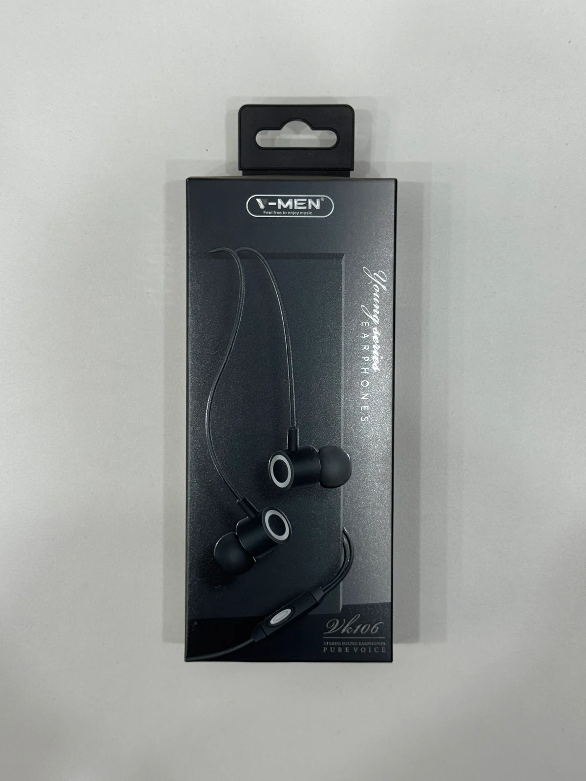 Наушники проводные VK106 EARPHONES 1.2м 3.5мм