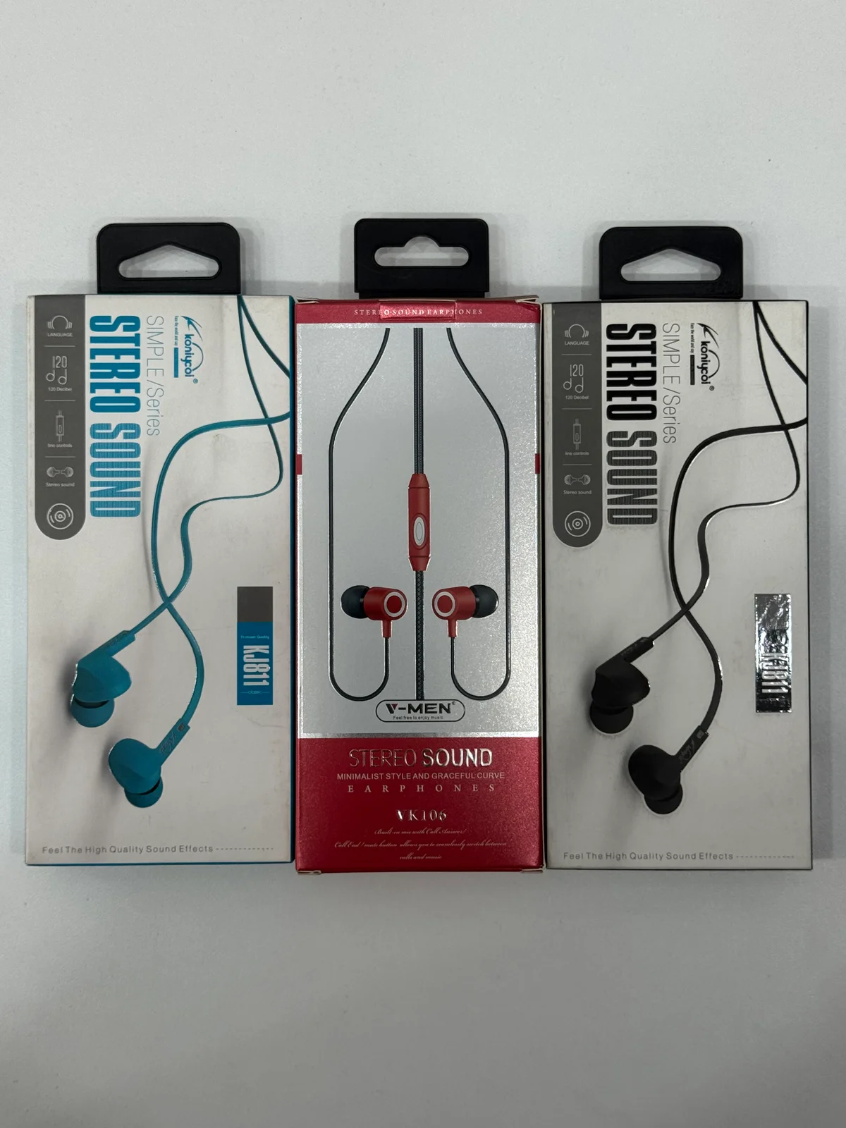 Наушники проводные KJ811 EARPHONES 1.2м 3.5мм